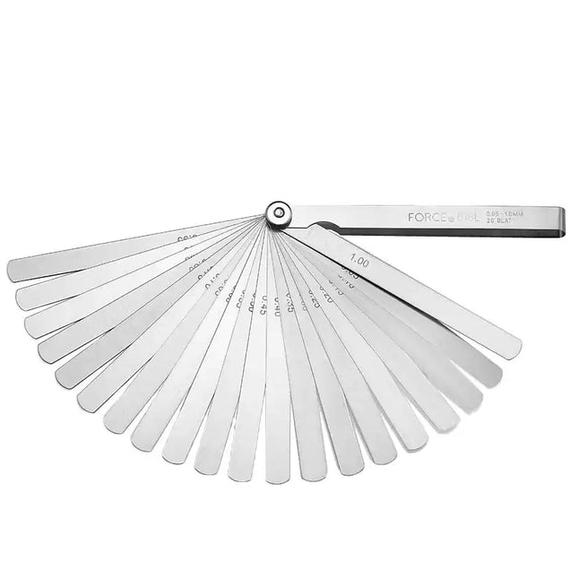 20pcs Long feeler gauge 150mmL (rounded-rectangle-shaped)
