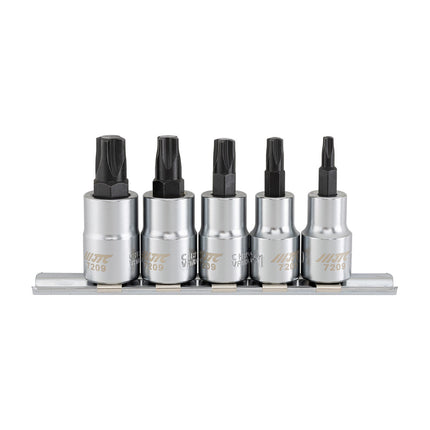 Set dopsleutels met MTS MORTORQ 4-kant bit 3/8" 5-delig – 7209 JTC