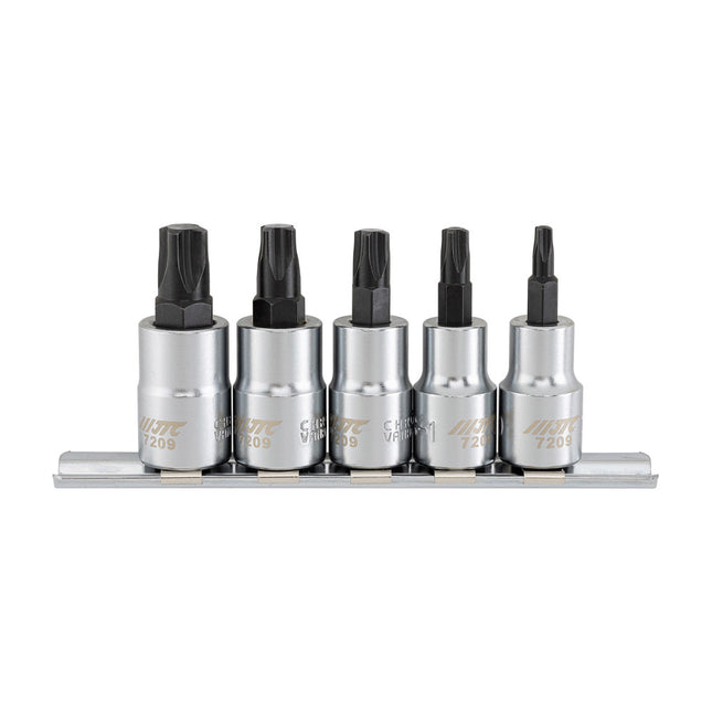 Set dopsleutels met MTS MORTORQ 4-kant bit 3/8" 5-delig – 7209 JTC