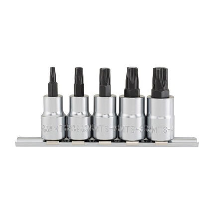 Set dopsleutels met MTS MORTORQ 4-kant bit 3/8" 5-delig – 7209 JTC