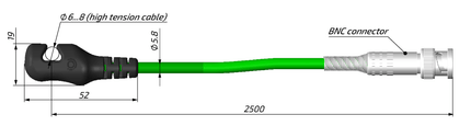 Cx1 Rotkee capacitieve sonde voor hoogspanningsdraden