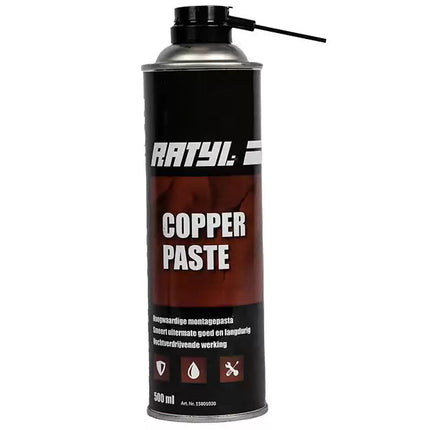 Koperpasta, spuitbus