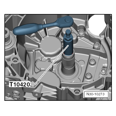 Keerring Uittrekker VAG DSG Droogkoppeling (alternatief VAG OEM T10420A)